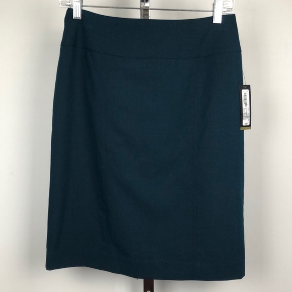 Worthington teal pencil skirt NWT - Picture 1 of 4